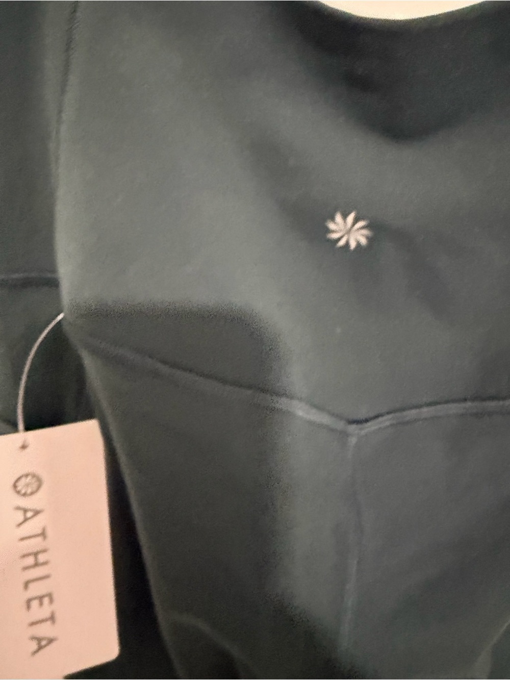 ATHLETA SALUTATION FOREST GREEN TIGHTS - Picture 4 of 9